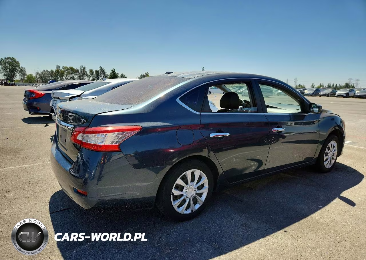 2015 Nissan Sentra Sv VIN:3N1AB7AP7FY267334 - 3