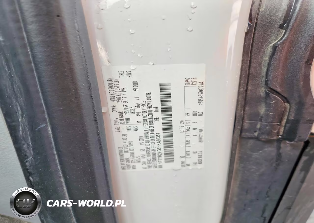2017 Ford Transit T-250 VIN:1FTYR2YG6HKA50357 - 13