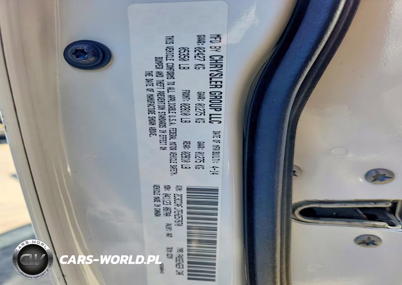 2014 Chrysler 300 Srt-8 VIN:2C3CCAFJ7EH257870 - 12