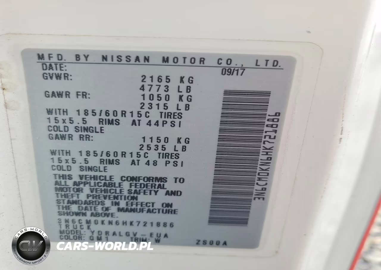 2017 Nissan Nv200 Sv VIN:3N6CM0KN6HK721886 - 13