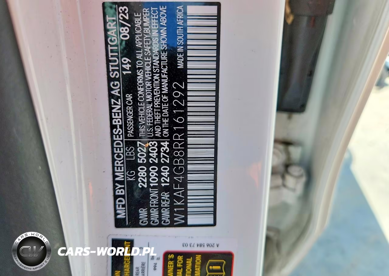 2024 Mercedes-Benz C 300 VIN:W1KAF4GB8RR161292 - 12