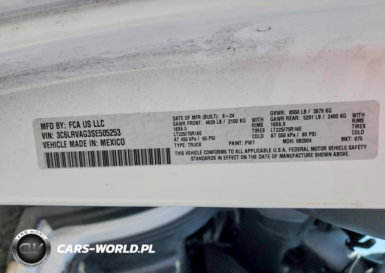 2025 Ram Promaster 1500 1500 Standard VIN:3C6LRVAG3SE505253 - 13