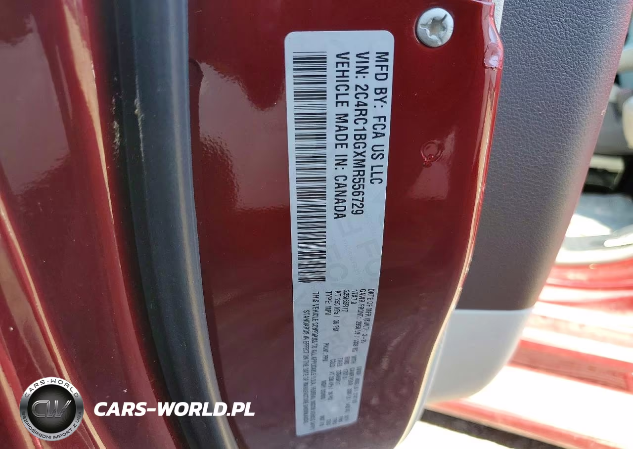 2021 Chrysler Pacifica Touring L VIN:2C4RC1BGXMR556729 - 13