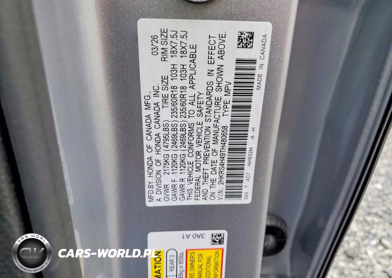 2026 Honda Cr-V Ex VIN:2HKRS4H49TH480658 - 13