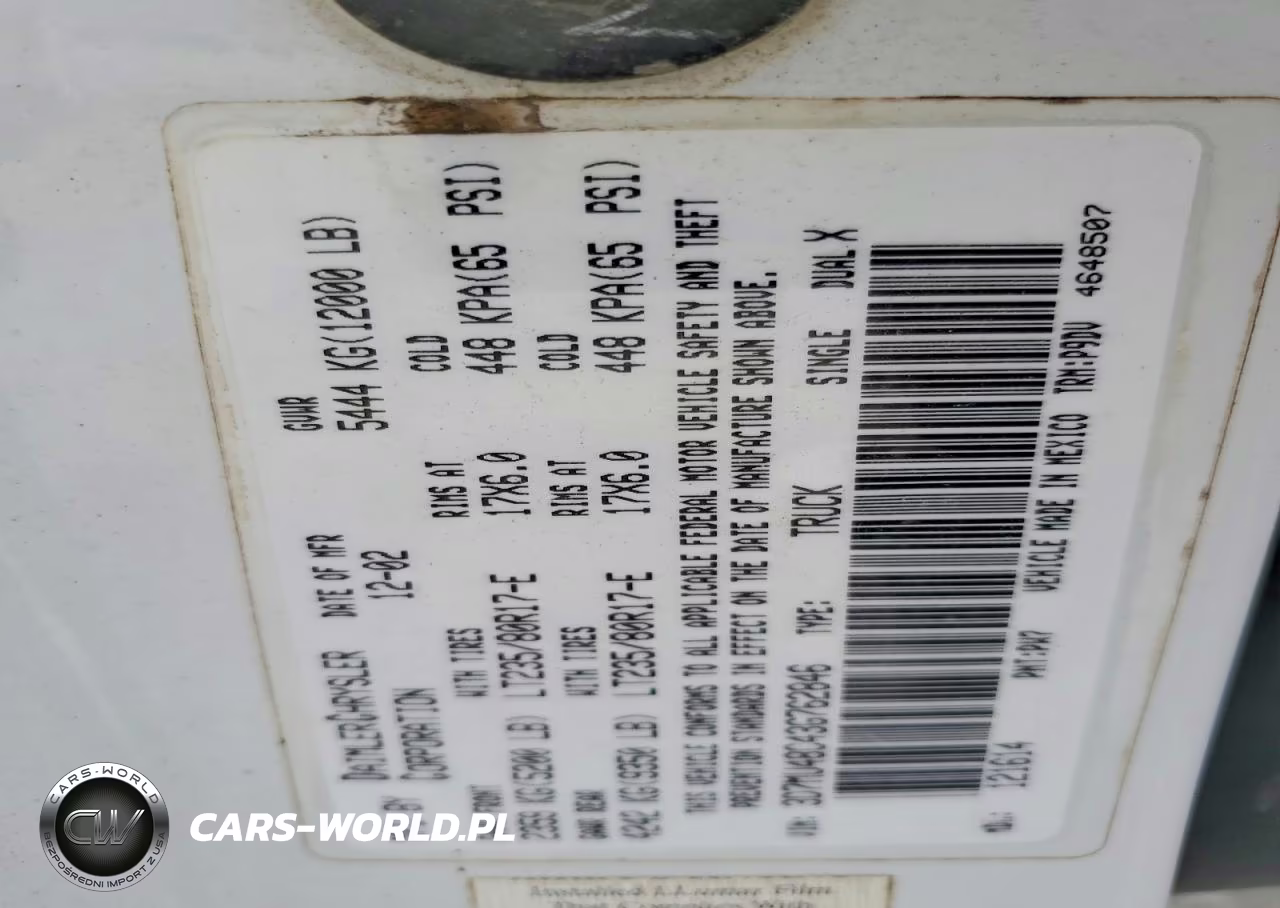2003 Dodge Ram 3500 St VIN:3D7MU48C43G762846 - 12