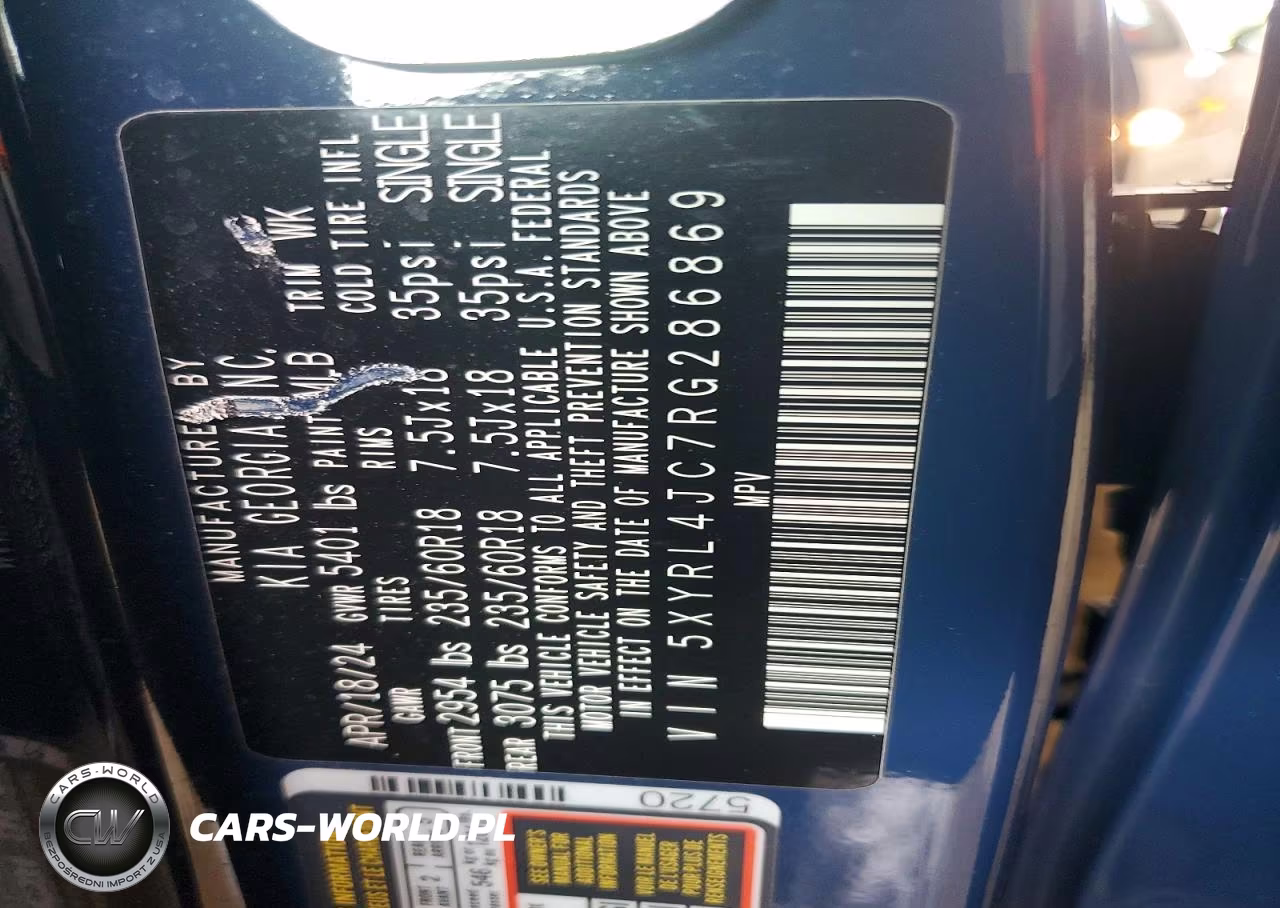 2024 Kia Sorento S VIN:5XYRL4JC7RG286869 - 12
