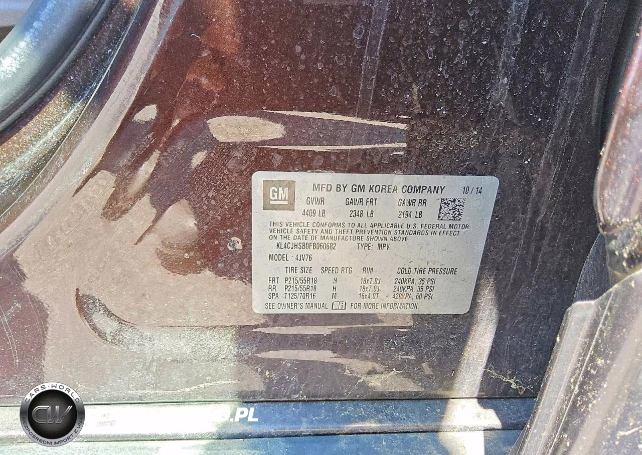 2015 Buick Encore Premium VIN:KL4CJHSB0FB060682 - 13