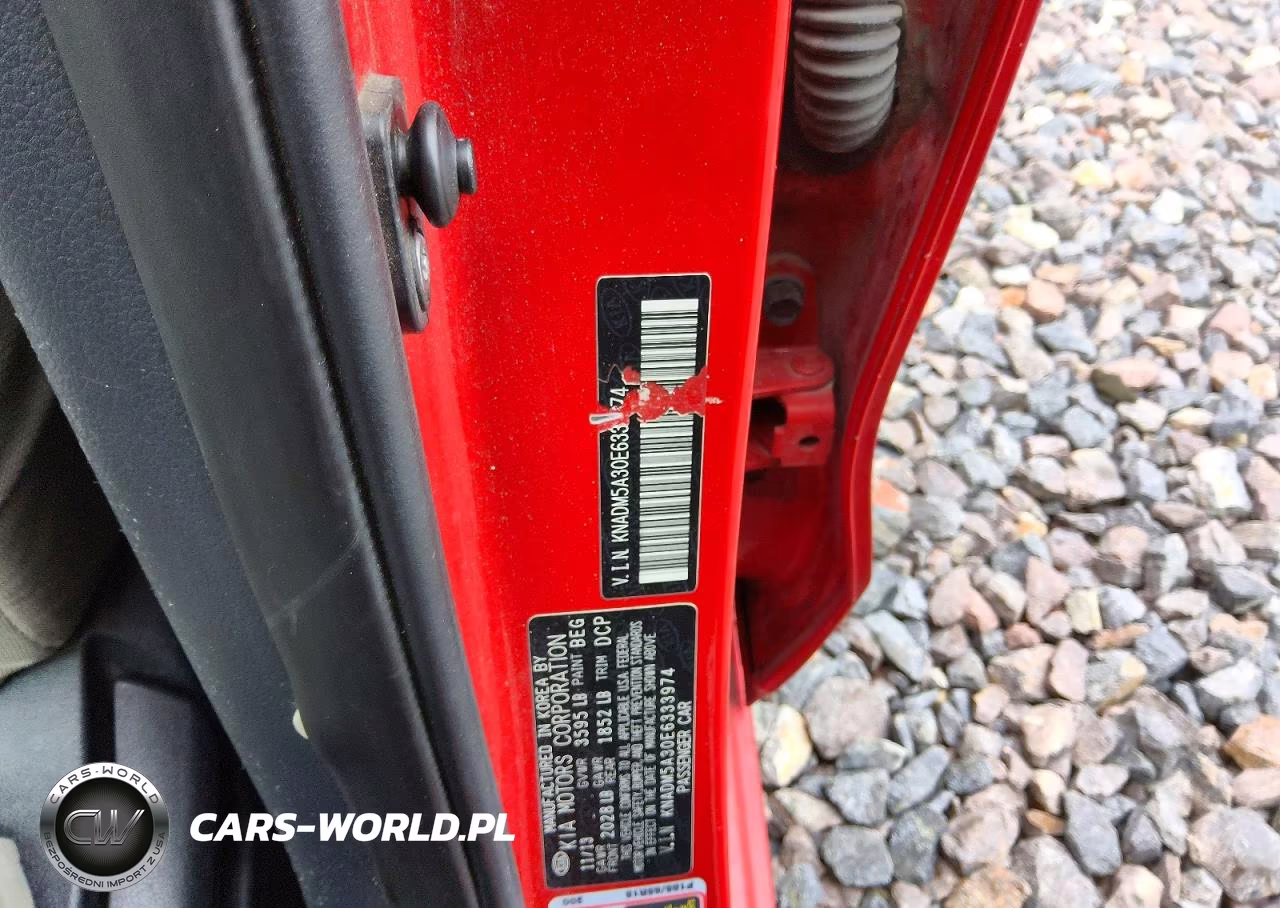 2014 Kia Rio Lx VIN:KNADM5A30E6333974 - 12