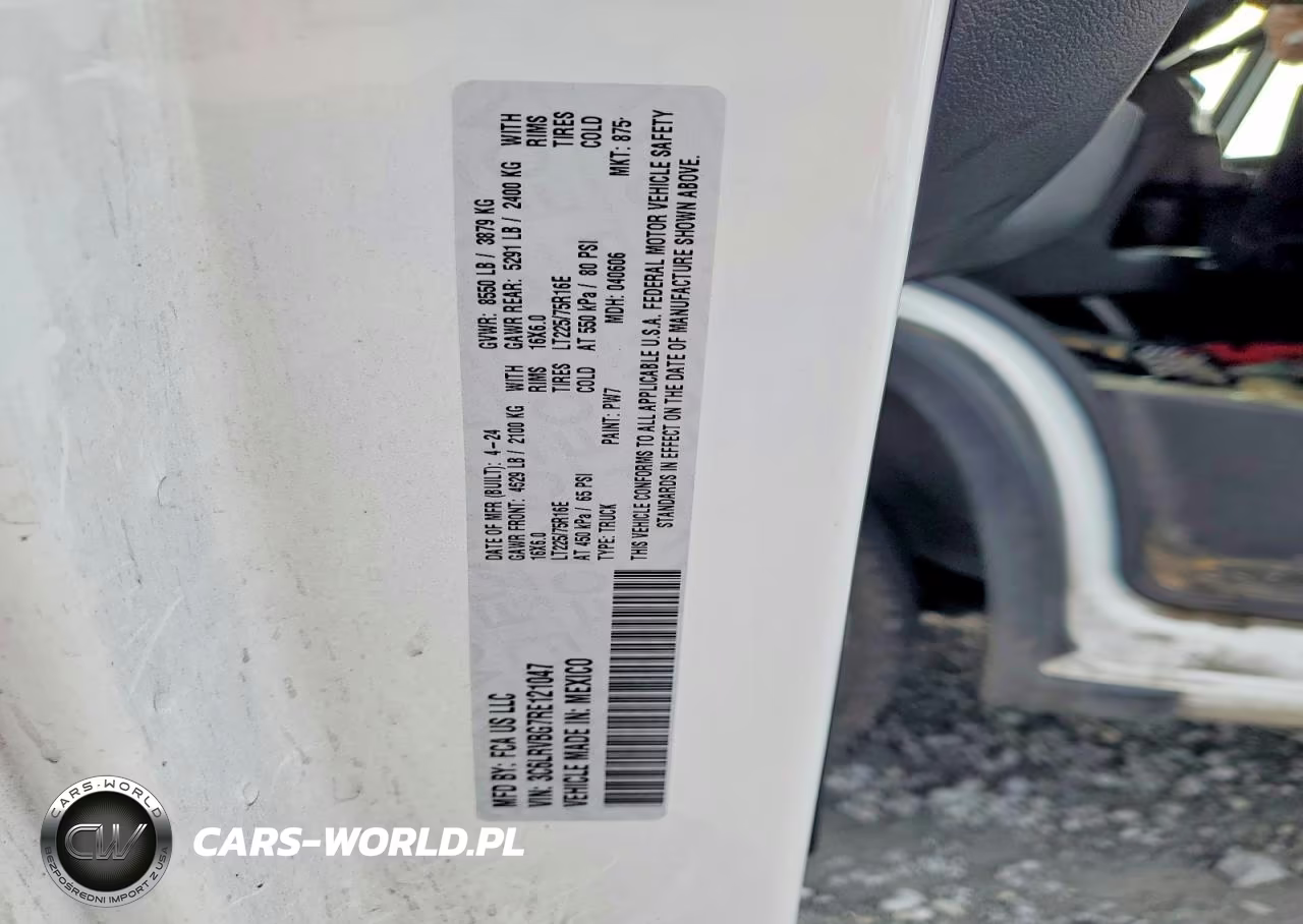 2024 Ram Promaster 1500 1500 High VIN:3C6LRVBG7RE121047 - 12