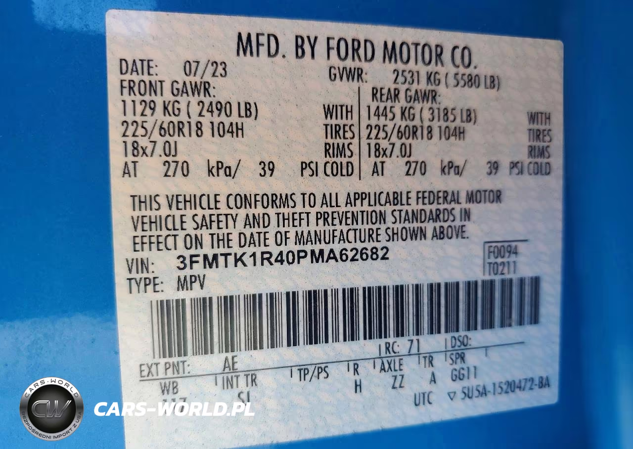 2023 Ford Mustang Mach-E Select VIN:3FMTK1R40PMA62682 - 13
