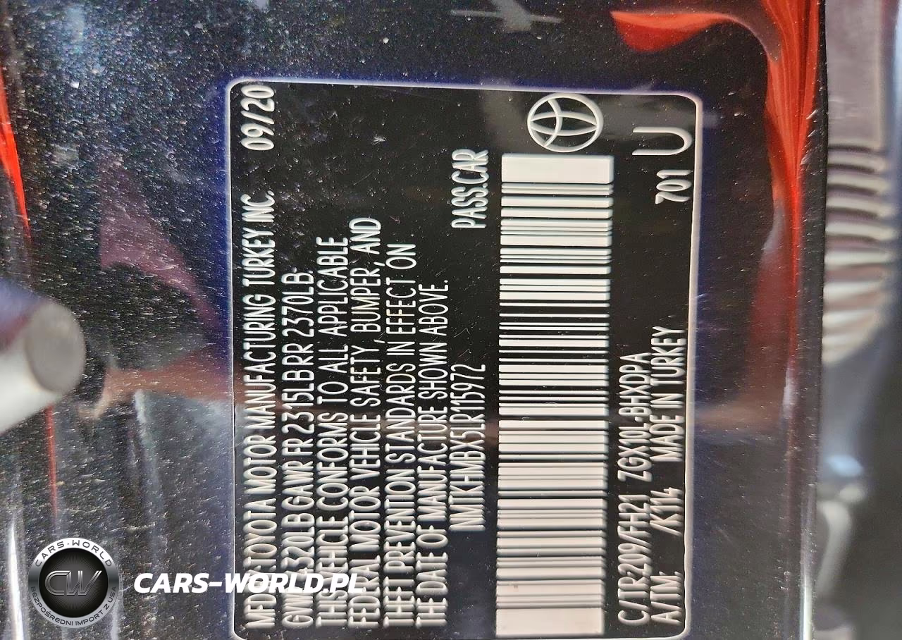 2020 Toyota C-Hr Le VIN:NMTKHMBX5LR115972 - 13