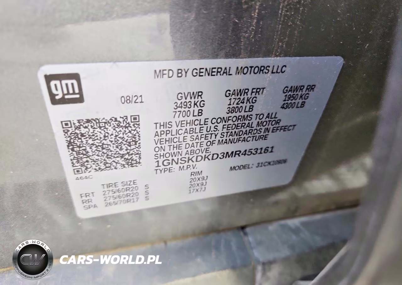 2021 Chevrolet Suburban K1500 Z71 VIN:1GNSKDKD3MR453161 - 13