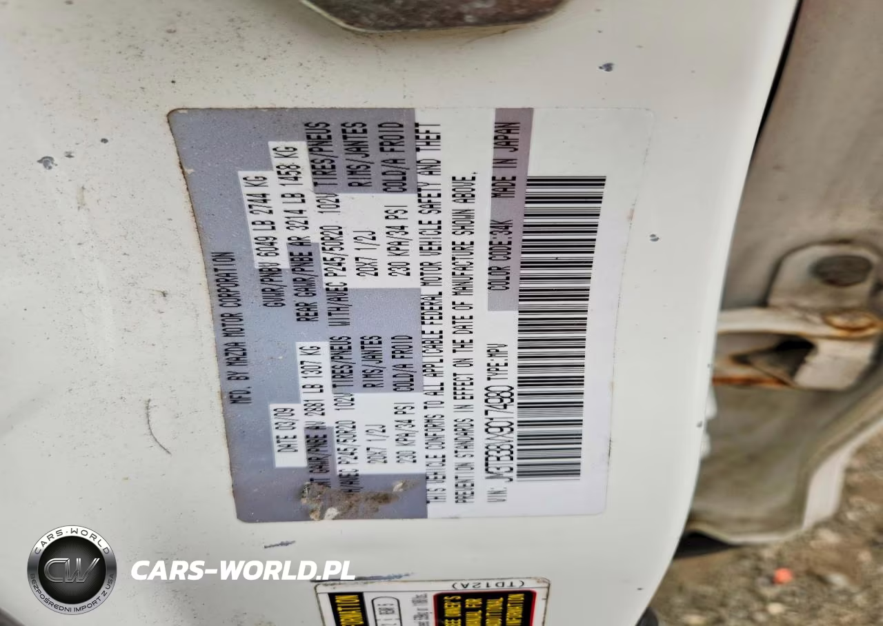 2009 Mazda Cx-9 VIN:JM3TB38VX90174980 - 13