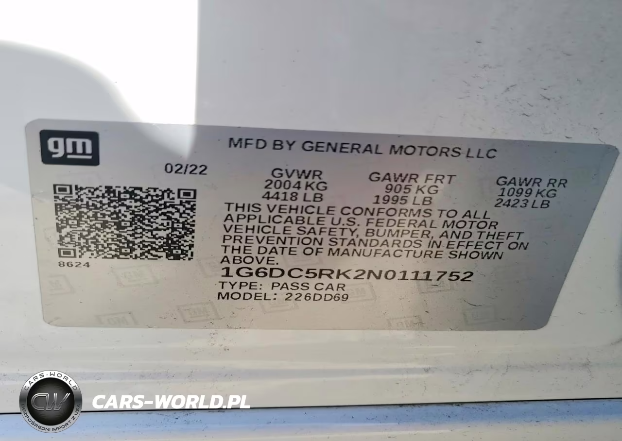 2022 Cadillac Ct4 Sport VIN:1G6DC5RK2N0111752 - 12
