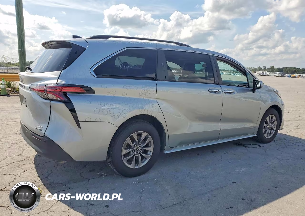 2021 Toyota Sienna Xle VIN:5TDJRKEC7MS023643 - 3