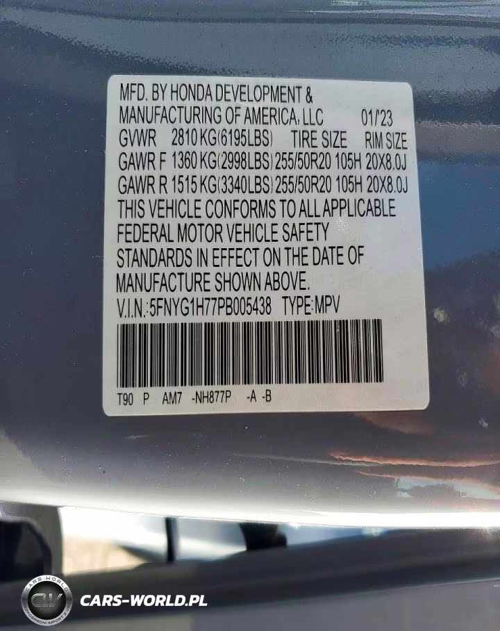 2023 Honda Pilot Touring VIN:5FNYG1H77PB005438 - 13