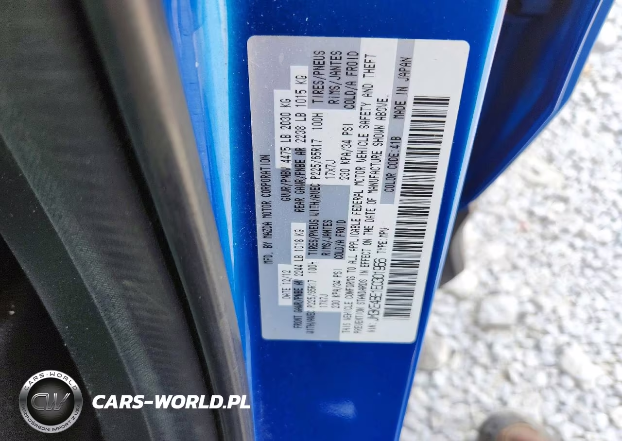 2014 Mazda Cx-5 Sport VIN:JM3KE4BE1E0301966 - 13