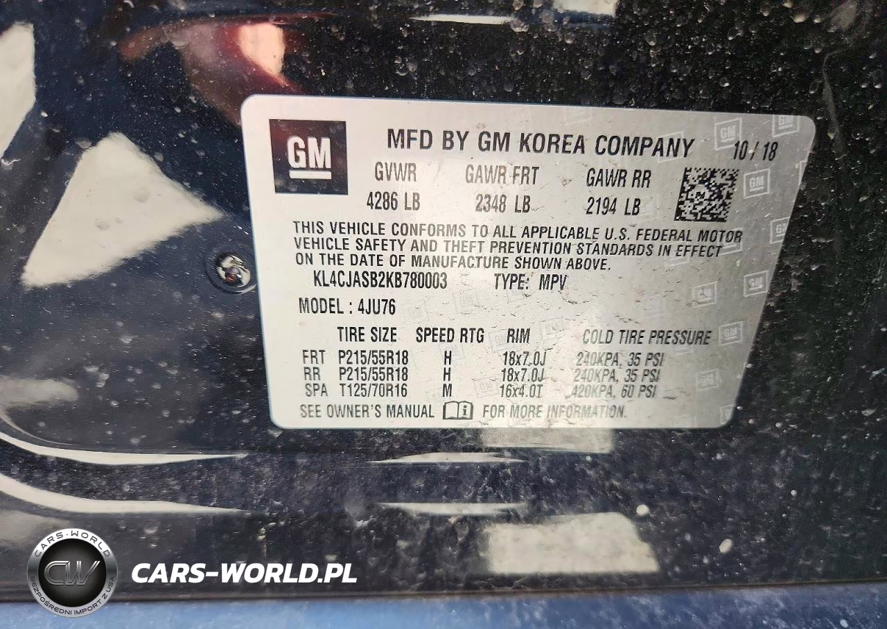 2019 Buick Encore Preferred VIN:KL4CJASB2KB780003 - 13