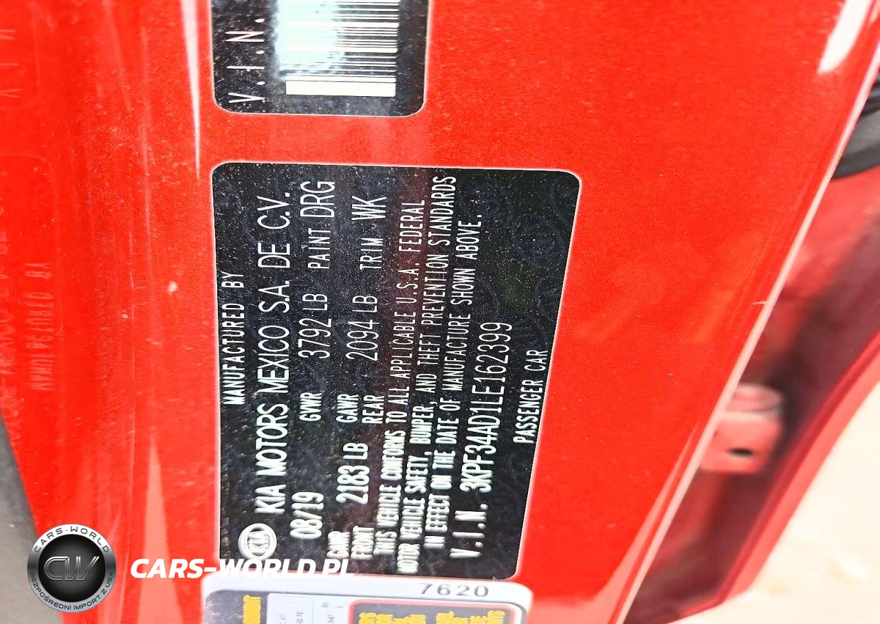 2020 Kia Forte Gt Line VIN:3KPF34AD1LE162399 - 12
