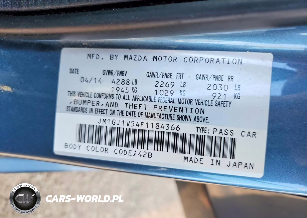 2015 Mazda 6 Touring VIN:JM1GJ1V54F1184366 - 12