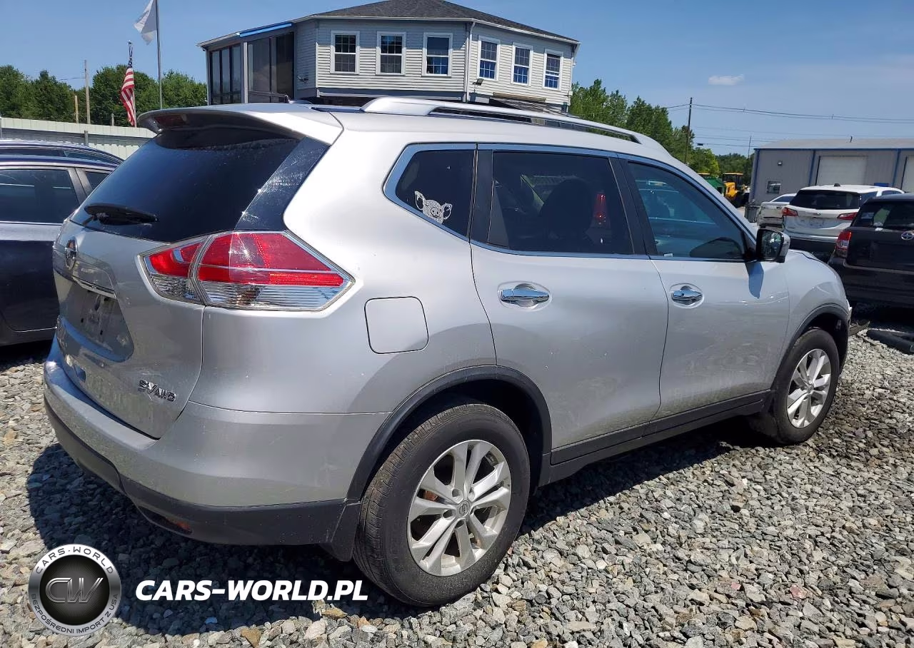 2016 Nissan Rogue Sv VIN:KNMAT2MVXGP654888 - 3