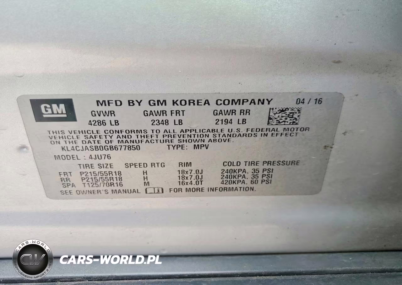 2016 Buick Encore VIN:KL4CJASB0GB677850 - 13