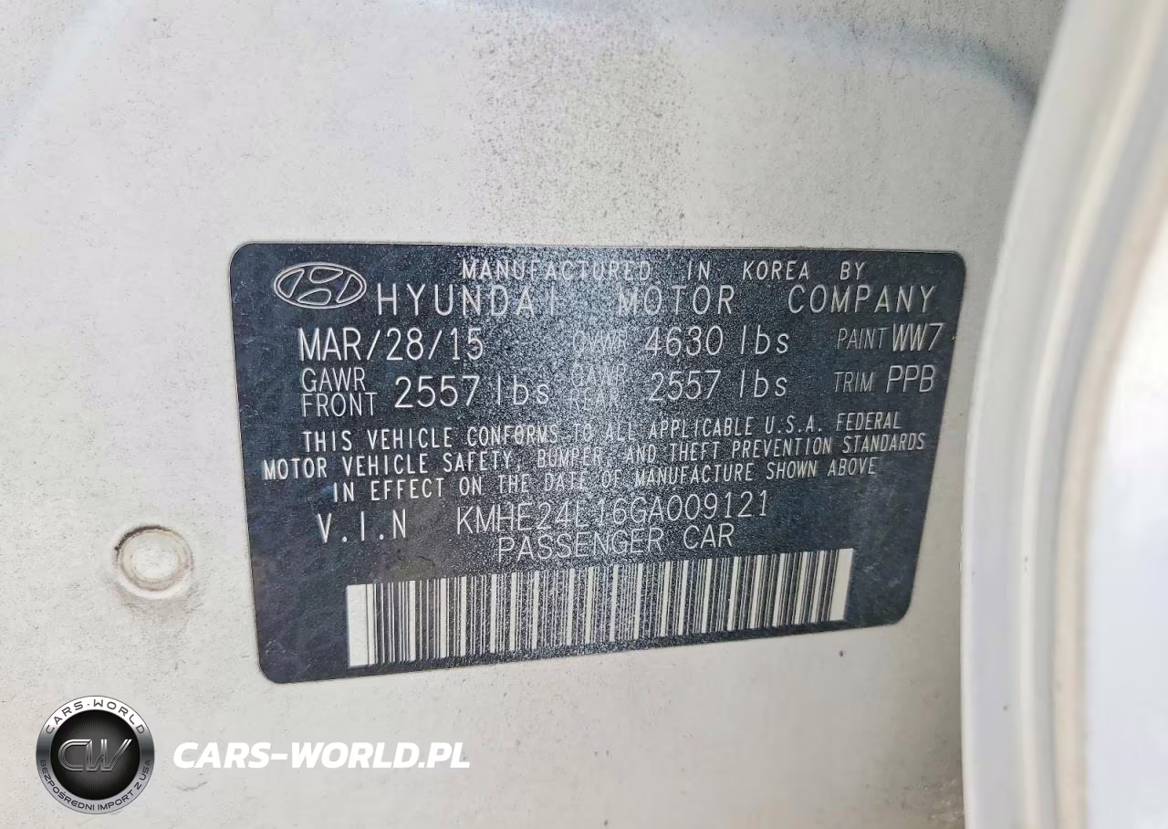 2016 Hyundai Sonata Hybrid Se VIN:KMHE24L16GA009121 - 12