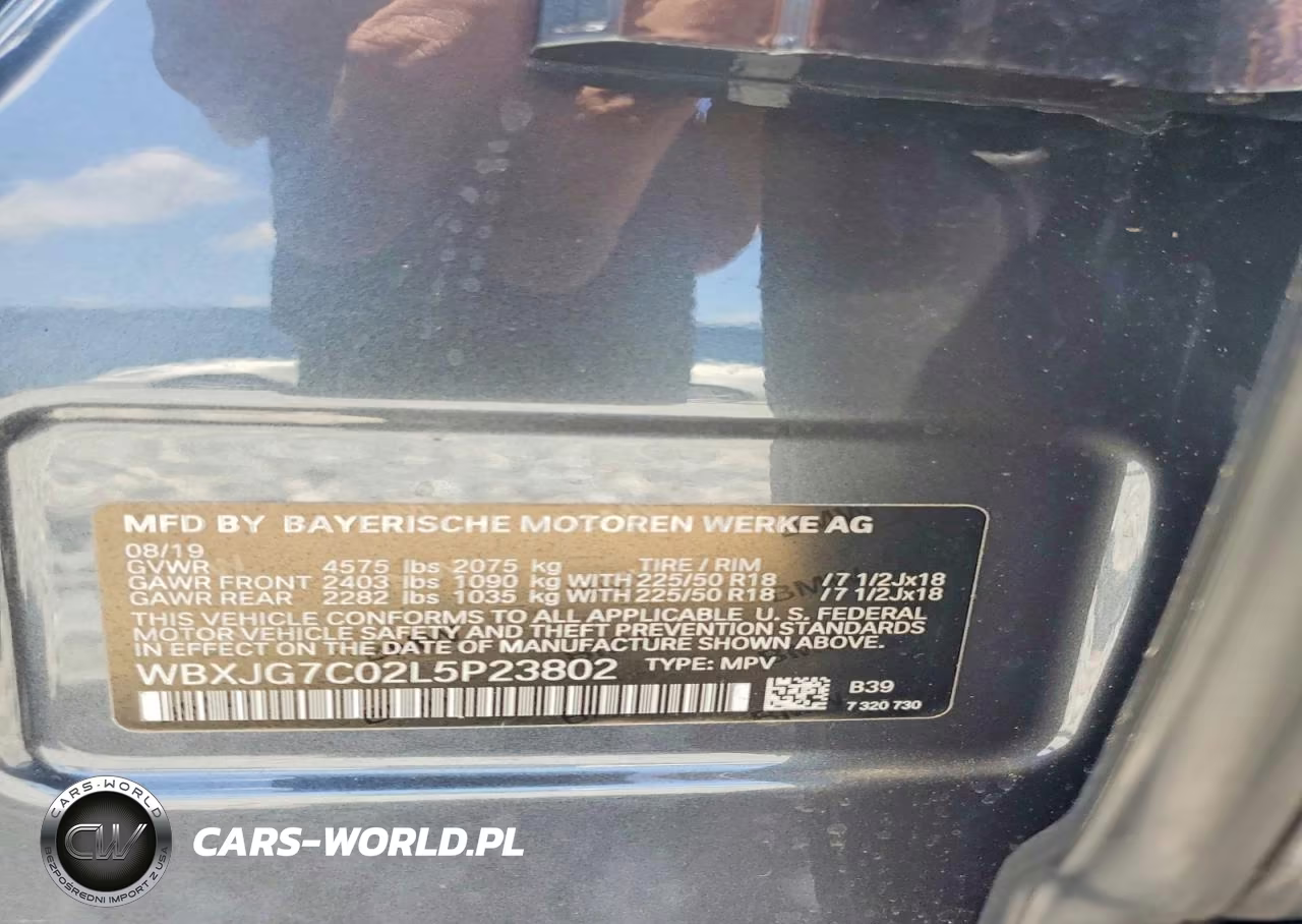 2020 BMW X1 Sdrive28I VIN:WBXJG7C02L5P23802 - 13