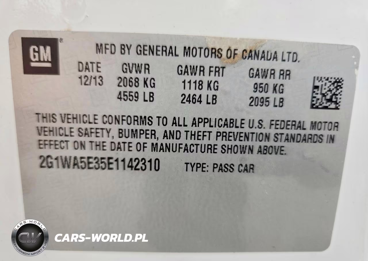 2014 Chevrolet Impala Limited Ls VIN:2G1WA5E35E1142310 - 12