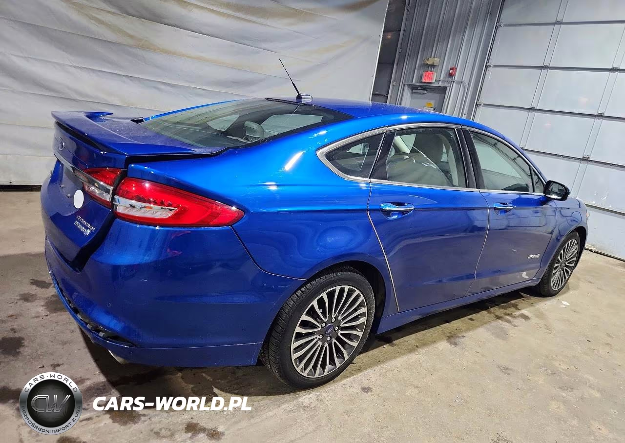 2017 Ford Fusion Titanium Hev VIN:3FA6P0RU9HR375477 - 3