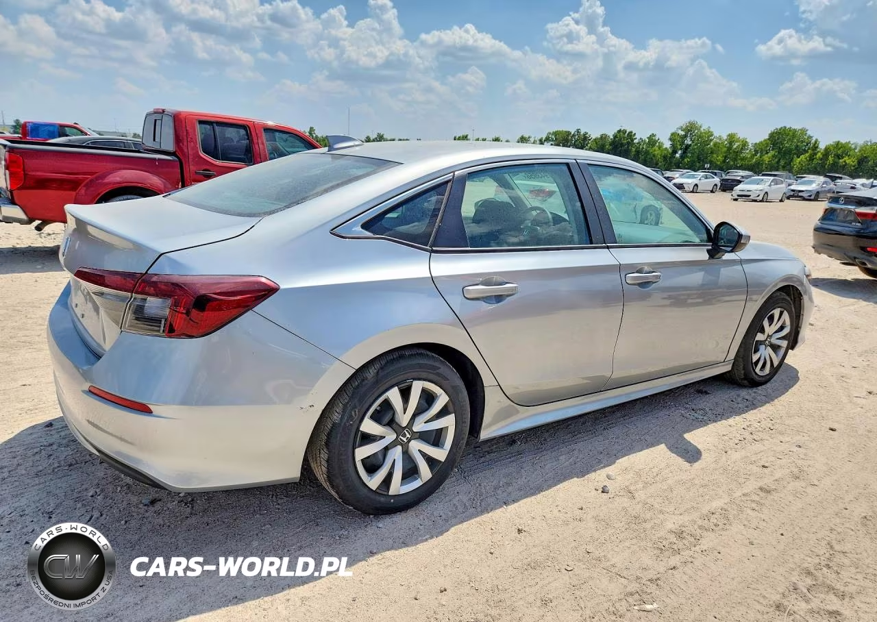 2025 Honda Civic Lx VIN:2HGFE2F28SH600863 - 3