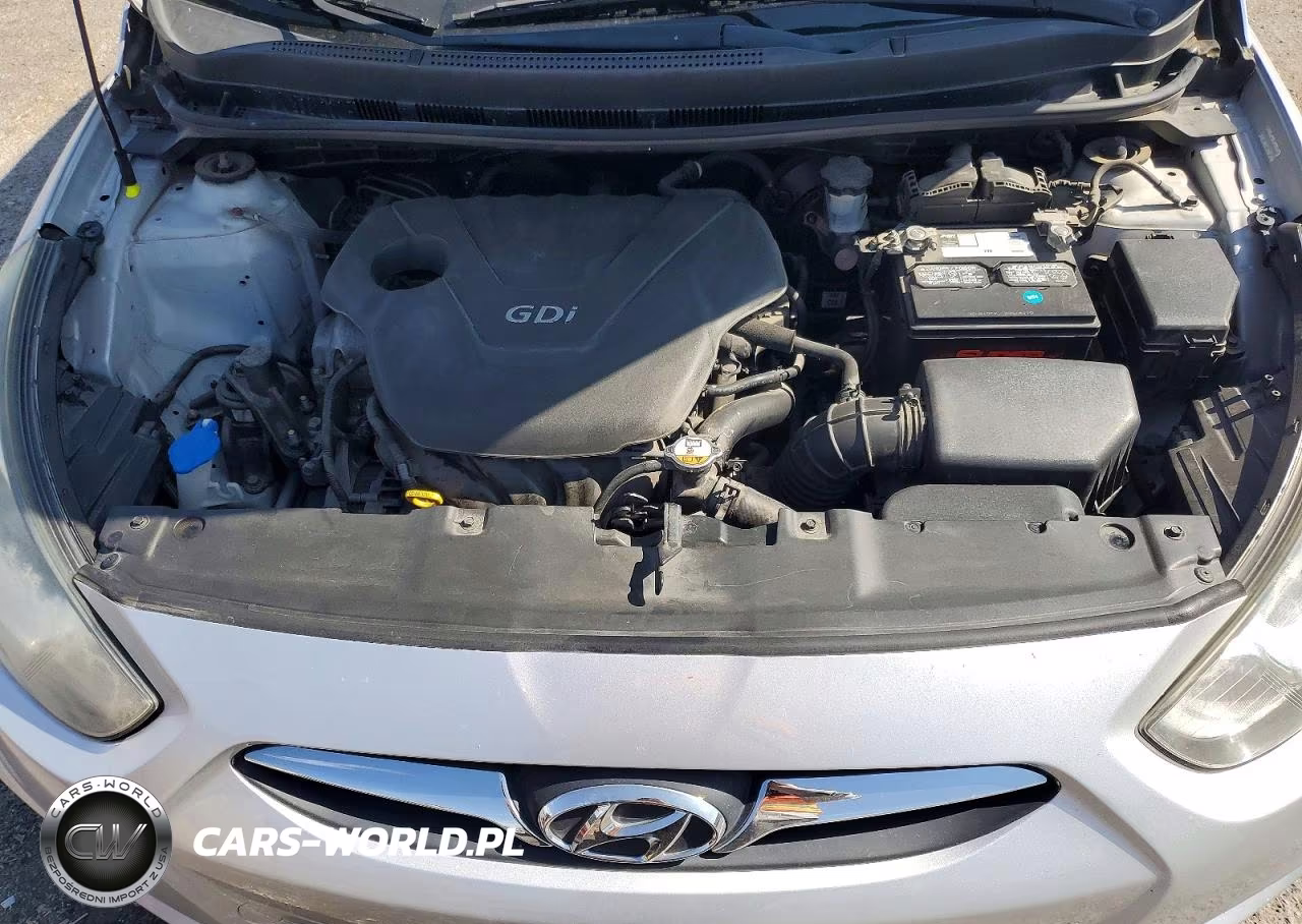 2012 Hyundai Accent Gls VIN:KMHCU4AE9CU121606 - 11