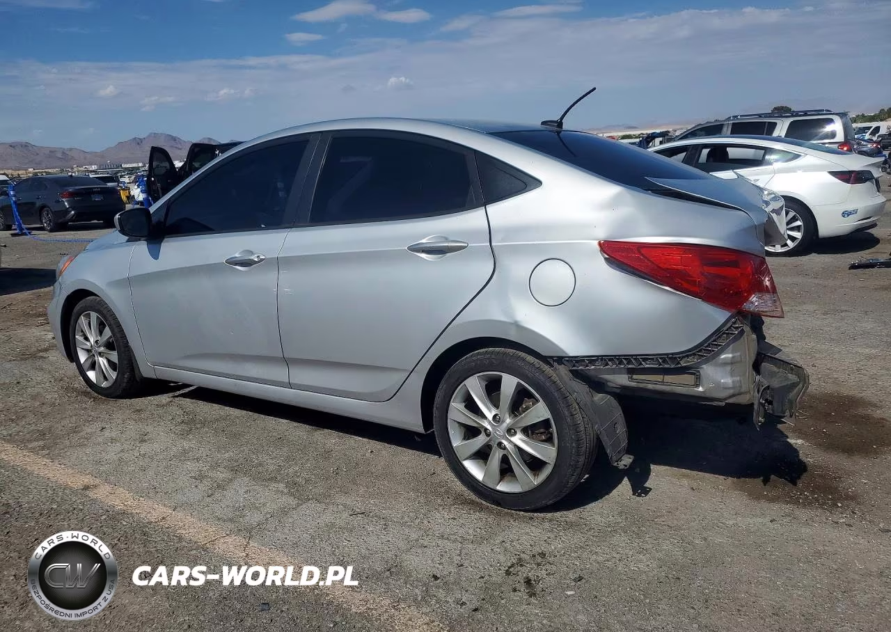 2012 Hyundai Accent Gls VIN:KMHCU4AE9CU121606 - 2