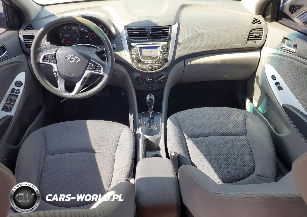 2012 Hyundai Accent Gls VIN:KMHCU4AE9CU121606 - 8