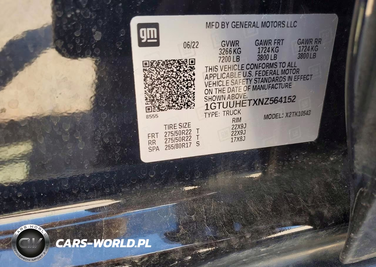 2022 GMC Sierra K1500 Denali Ultimate VIN:1GTUUHETXNZ564152 - 12