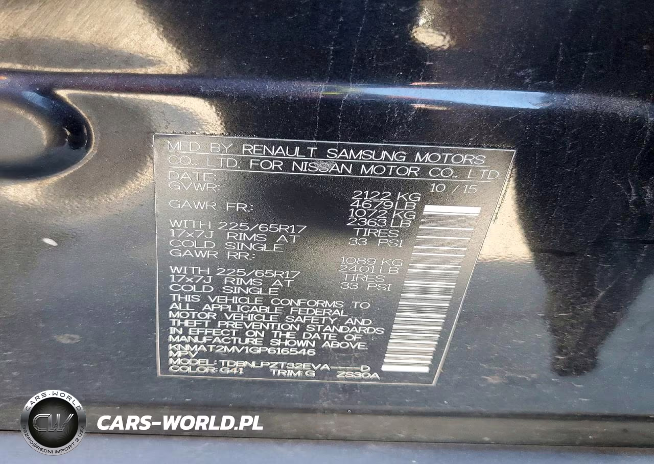 2016 Nissan Rogue S VIN:KNMAT2MV1GP616546 - 13