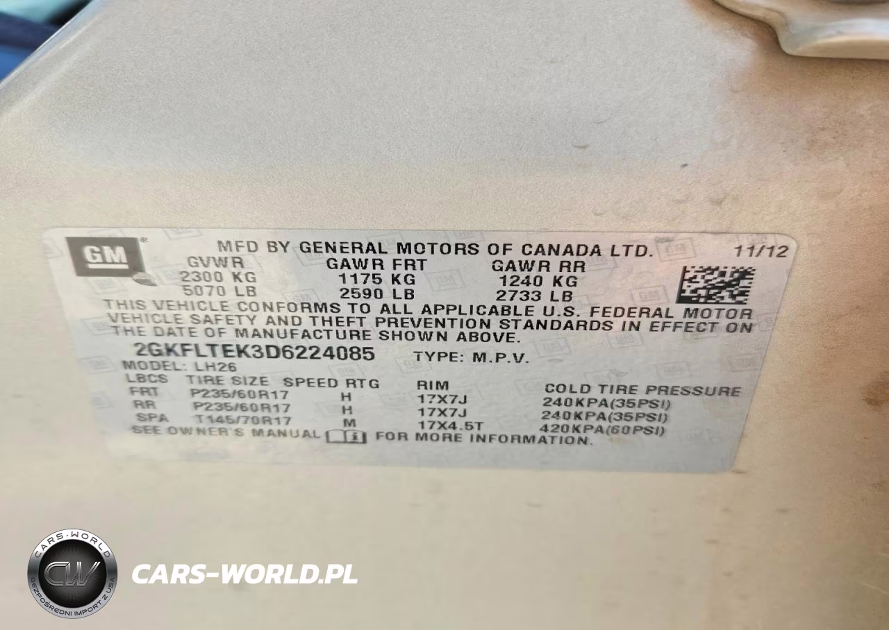 2013 GMC Terrain Sle VIN:2GKFLTEK3D6224085 - 13