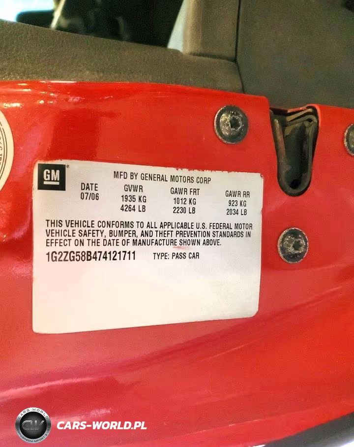 2007 Pontiac G6 Base VIN:1G2ZG58B474121711 - 12
