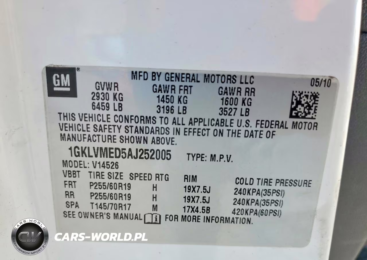 2010 GMC Acadia Slt-1 VIN:1GKLVMED5AJ252005 - 13