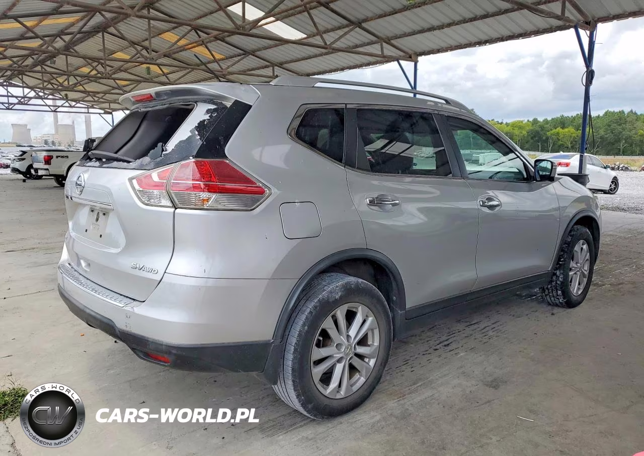 2015 Nissan Rogue Sv VIN:KNMAT2MV1FP515652 - 3