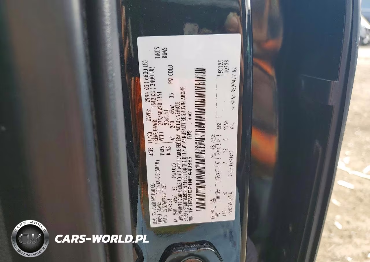 2021 Ford F150 Supercrew VIN:1FTEW1EP1MFA40865 - 12