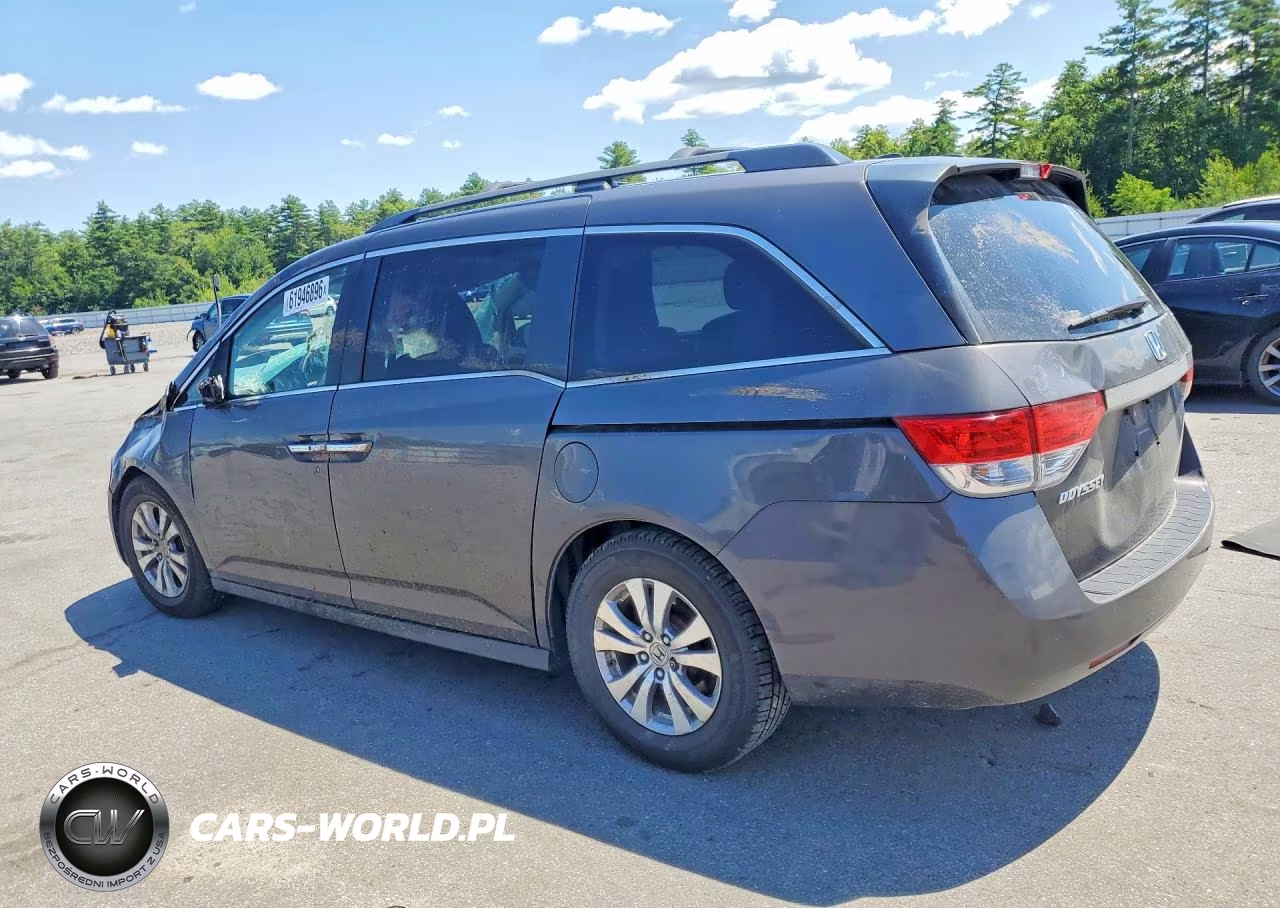 2015 Honda Odyssey Exl VIN:5FNRL5H62FB114581 - 2