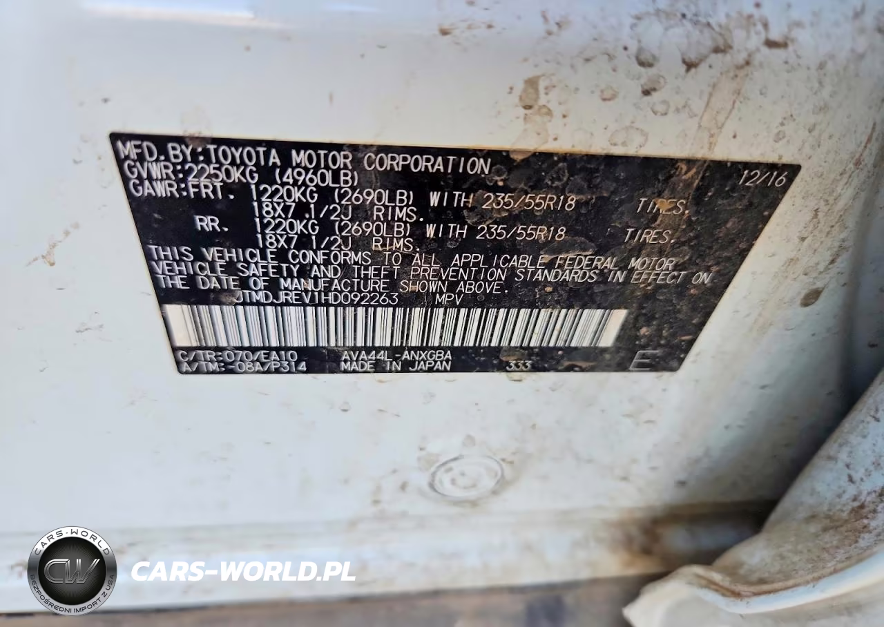2017 Toyota Rav4 Hv Limited VIN:JTMDJREV1HD092263 - 12