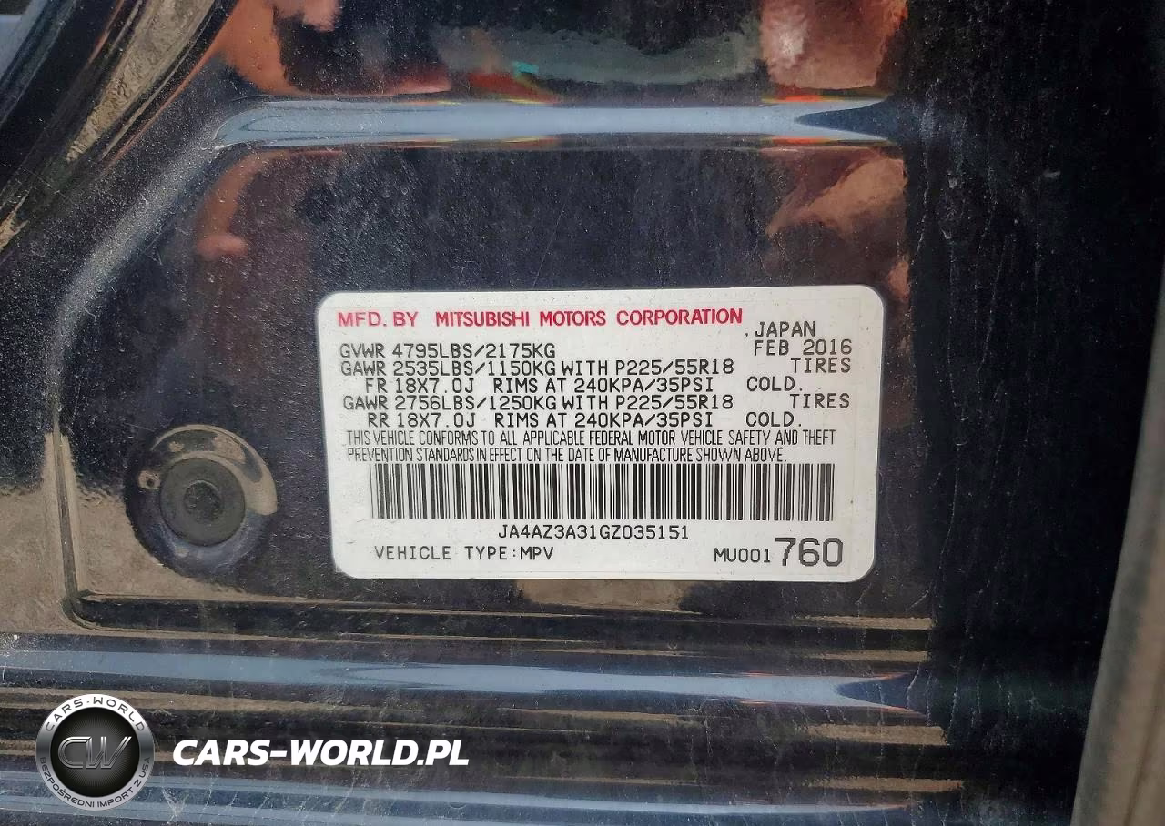 2016 Mitsubishi Outlander Se VIN:JA4AZ3A31GZ035151 - 13