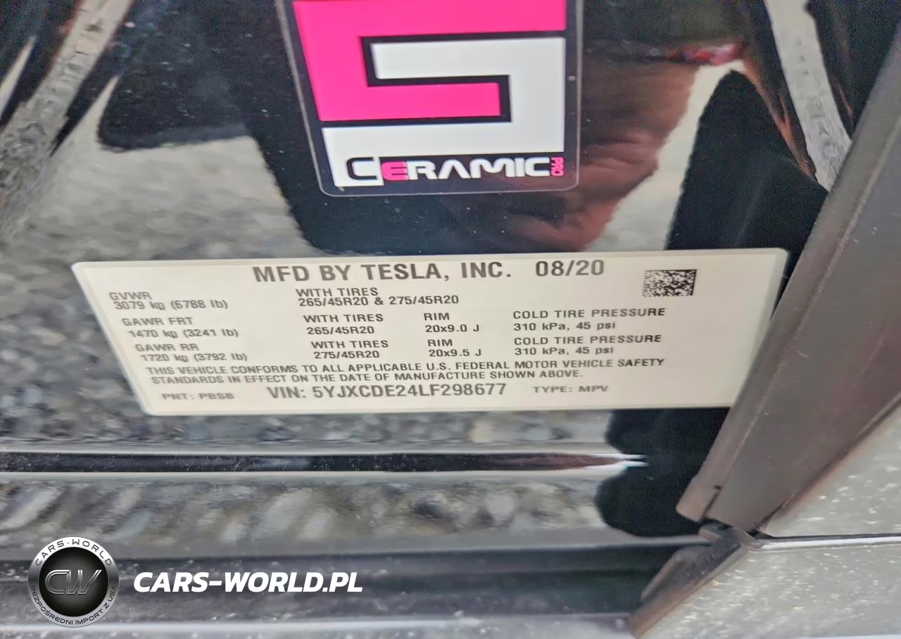 2020 Tesla Model X VIN:5YJXCDE24LF298677 - 12