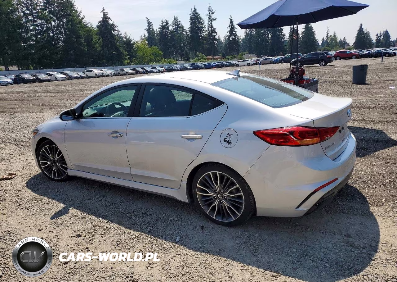 2018 Hyundai Elantra Sport VIN:KMHD04LB1JU542641 - 2