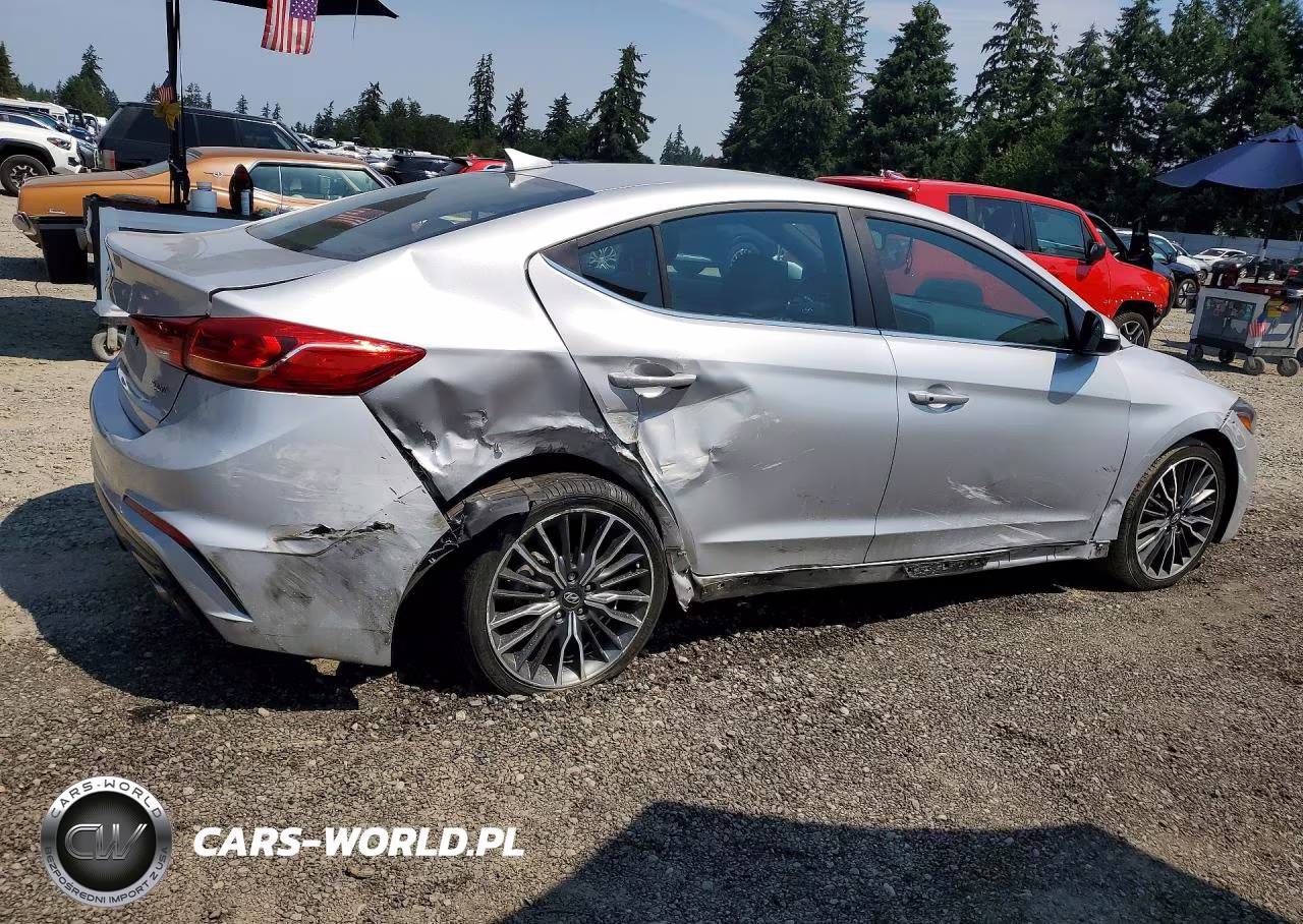 2018 Hyundai Elantra Sport VIN:KMHD04LB1JU542641 - 3