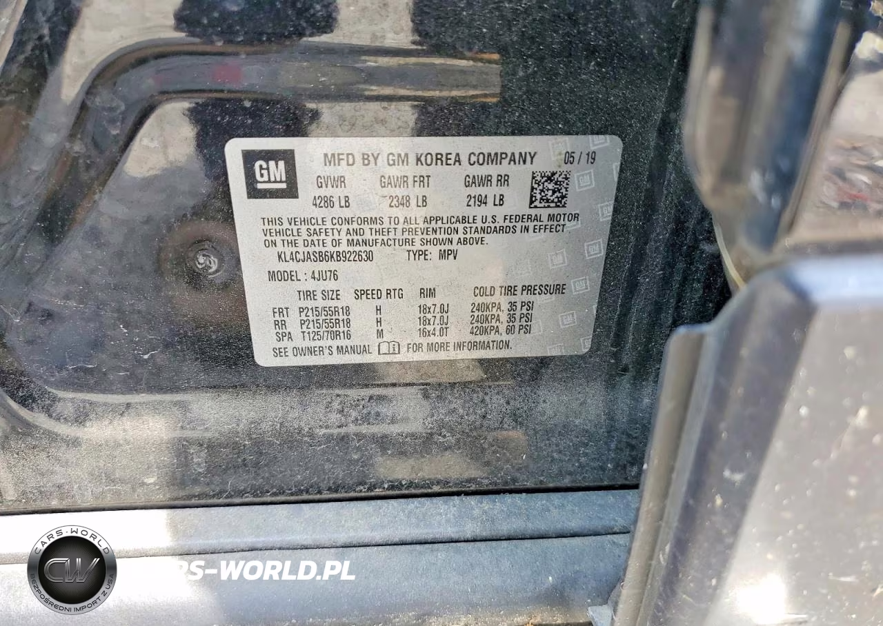 2019 Buick Encore Preferred VIN:KL4CJASB6KB922630 - 13