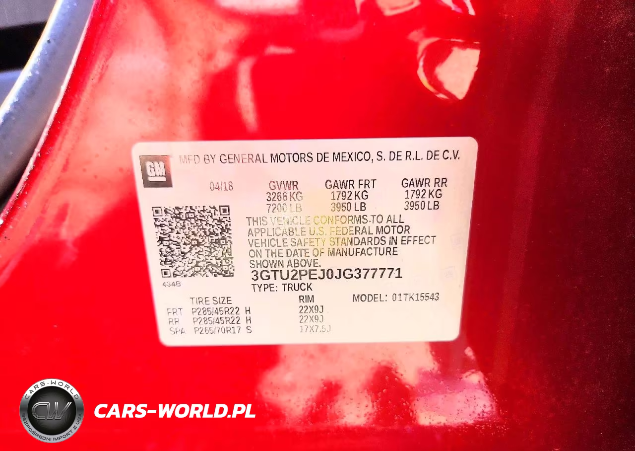 2018 GMC Sierra K1500 Denali VIN:3GTU2PEJ0JG377771 - 12
