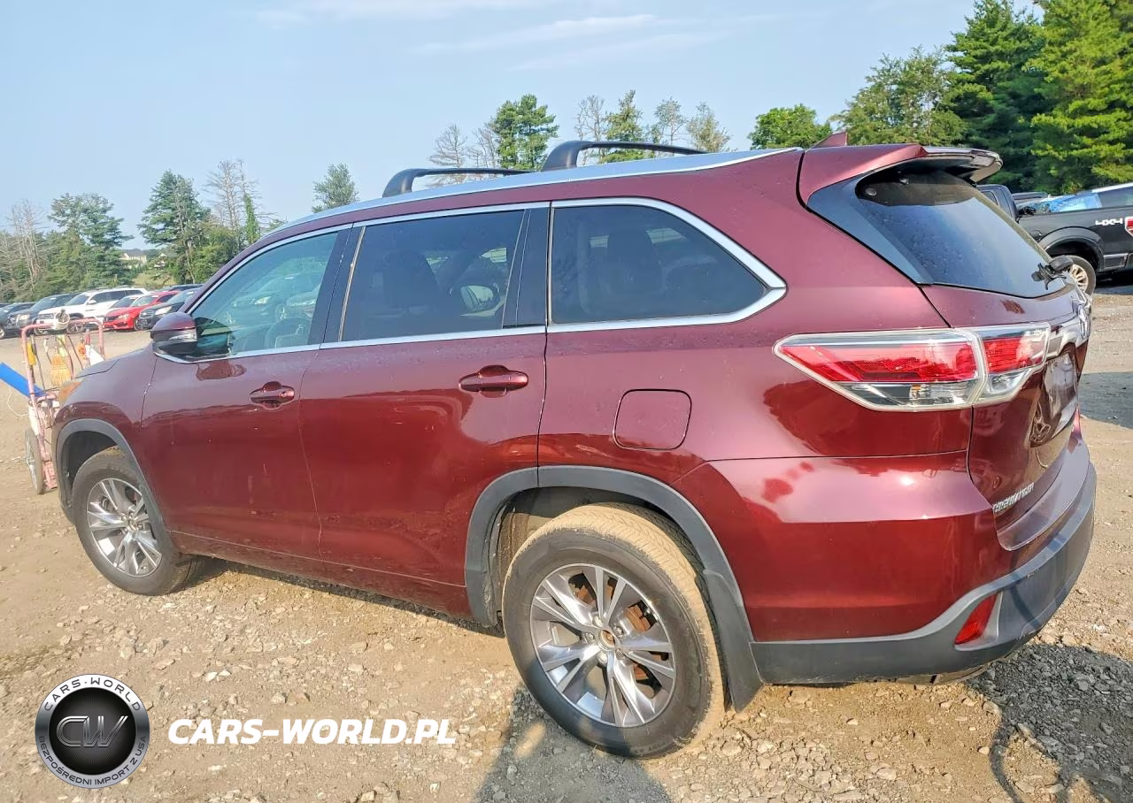 2015 Toyota Highlander Xle VIN:5TDJKRFH3FS157706 - 2